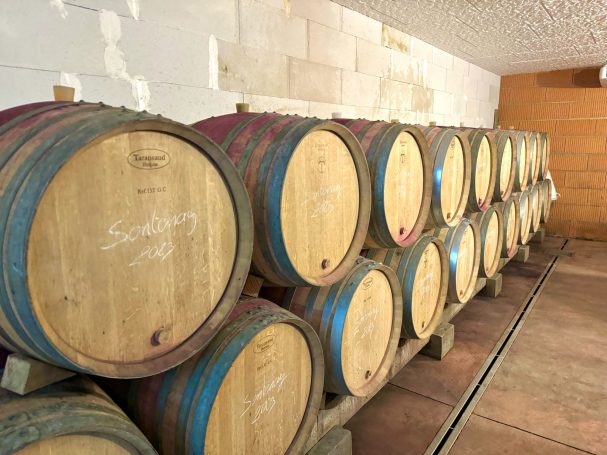 Élevage de nos vins en fût de chêne français